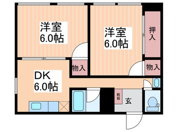 西村ビルの物件間取画像